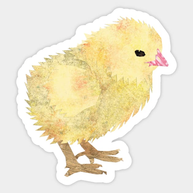 chick Sticker by Babban Gaelg